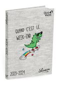 Agenda Shaman - 1 jour par page - 12 x 17 cm - quand c'est le weekend Dino - Quo Vadis