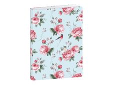 Quo Vadis Stylish - Carnet de notes - 15 x 21 cm - pointillés/ligné - tapisserie