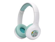 T'nB Kids KIDY - casque sans fil pour enfants - Limiteur de décibel - blanc et vert
