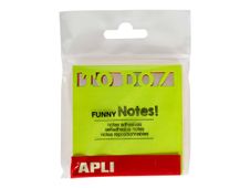 Apli Funny Notes! - Notes adhésives "to do" - 75 x 75 mm - 75 feuilles
