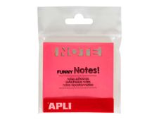 Apli Funny Notes! - Notes adhésives "note" - 75 x 75 mm - 75 feuilles