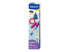 Pelikan Griffix 4 - Stylo plume - fuchsia/bleu/rose