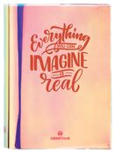 Agenda Moon - 1 jour par page - 13 x 18 cm - rouge - Oberthur