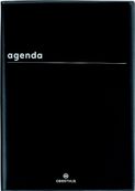 Agenda Boréal - 1 jour par page - 15 x 21,6 cm - noir - Oberthur