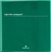 Agenda Boréal Compact² - 1 semaine sur 2 pages - 16,5 x 16,5 cm - vert - Oberthur
