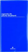 Agenda de poche Boréal Étudiant - 1 semaine par page - 9,5 x 18 cm - bleu - Oberthur