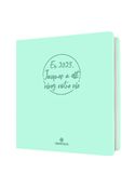 Agenda Camelia - 1 semaine sur 2 pages - 16,5 x 16,5 cm - lagon - Oberthur
