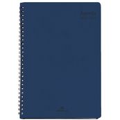 Agenda à spirale Grenade 25 - 1 semaine sur 2 pages - marine - Oberthur