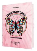 Agenda Deeluxe Girl - 1 jour par page - 12,5 x 17,5 cm - papillon - Oberthur