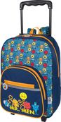 Petit Sac à dos à roulettes Monsieur Madame - 1 compartiment - mr men - Oberthur