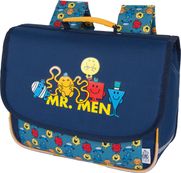 Cartable maternelle Monsieur Madame - 32 cm - 1 compartiment - marine - Oberthur