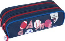 Trousse OB Sport - 2 compartiments - marine et gris anthracite - Oberthur