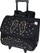 Cartable à roulettes Little Karl Marc John - 41 cm - 2 compartiments - noir - Oberthur