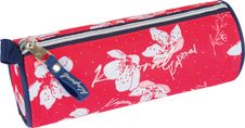Trousse ronde Kaporal Girl - 1 compartiment - rouge - Oberthur
