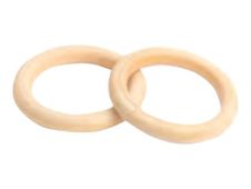 Graine Creative - lot de 7 anneaux en bois - Ø 3,5 cm