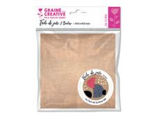 Graine Creative - toile de jute - 50 x60 cm