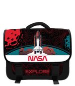 Cartable NASA 38 cm - 2 compartiments - rouge - Bagtrotter