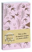 Cahier coutures SINGER SMILE "OISEAUX MAJOLIQUES" 2 motifs assortis