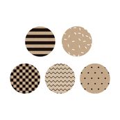 Apli Kids - Papier cadeau kraft - 0,7 x 2 m - disponible dans différents modèles