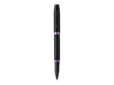 Parker IM Essential Vibrant Rings - Roller noir/violet - pointe fine