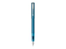 Parker Vector XL - Stylo plume bleu turquoise - pointe moyenne - bleu