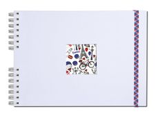 Exacompta French'class - Album photos à spirale 32 x 22 cm - 50 pages - blanc