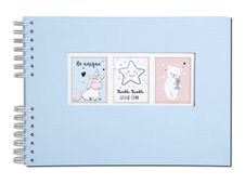 Exacompta Sweet - Album photos à spirale 32 x 22 cm - 50 pages - bleu