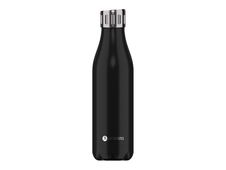 Les Artistes Paris - Gourde Bouteille isotherme 500 ml - noir - bouchon sport - acier inoxydable