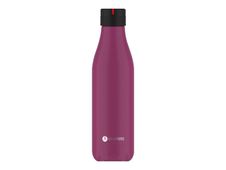 Les Artistes Paris - Gourde Bouteille isotherme 500 ml - violet - acier inoxydable