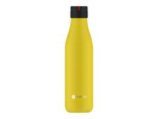 Les Artistes Paris - Gourde Bouteille isotherme 750 ml - jaune - acier inoxydable