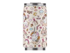 Les Artistes Paris - Canette isotherme - Licorne ivoire - 280 ml - acier inoxydable