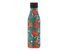 Les Artistes Paris - Gourde Bouteille isotherme 500 ml - Pivoines - acier inoxydable