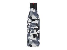 Les Artistes Paris - Gourde Bouteille isotherme 500 ml - camouflage gris - acier inoxydable