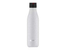 Les Artistes Paris - Gourde Bouteille isotherme 750 ml - blanc nid d'abeilles - acier inoxydable