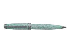 Enzo Varini Mini Taormina Tropea - Stylo à bille - acier blanc motif vert