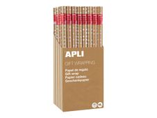 Apli Kids - Papier cadeau kraft - 0,7 x 2 m - disponible dans différents modèles