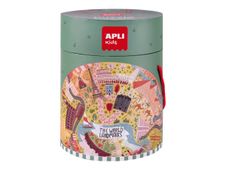 APLI kids - Puzzle rond - Monuments