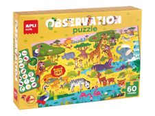 APLI kids - Puzzle junior - 60 pièces - Observation