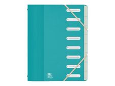 Oxford School Life Recyc+ - Trieur polypro 8 positions - A4 - disponible dans différentes couleurs