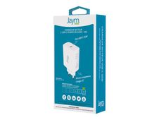 JAYM - chargeur secteur pour smartphone - 1 USB-C - blanc