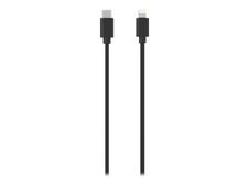 JAYM - câble de charge et de synchronisation USB/USB Lightning - 1.5 m - noir