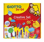 Giotto Bébé - Set créatif de coloriage et pâtes à modeler - 22 pièces