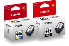 Canon PG-445 / CL-446 - Pack de 2 - noir, couleur (cyan, magenta, jaune) - cartouche d'encre originale