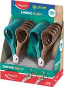 Maped Smiling Planet - Ciseaux Vivo pour gaucher 12 cm - disponible dans différentes couleurs - 50% en fibre de bois
