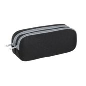 Trousse rectangulaire Black Dual - 2 compartiments - noir - Viquel