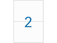 Apli Agipa - Etui A5 - 32 Étiquettes blanches multi-usages - 105 x 148 mm - coins droits - réf 100316