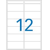 Apli Agipa - Etui A5 - 120 Étiquettes bleues multi-usages - 32 x 70 mm - réf 114352