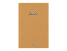 Oberthur - agenda recyclé - 160 x 240 mm - marron