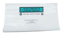 E.Pack La Couronne - 100 Pochettesporte-documents 228X120  - cristal 50 gr - Adhésif