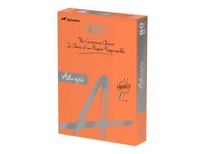 Rey Adagio - Papier couleur - A4 (210 x 297 mm) - 120 g/m² - Ramette de 250 feuilles - orange
